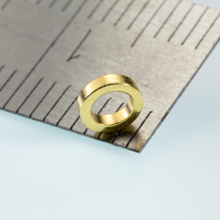 Neodymium magnet ring dia.4xdia.2,6x1 Z 80 °C, VMM10-N50