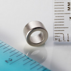 Neodymium magnet ring dia.8xdia.5x5 N 80 °C, VMM8-N45