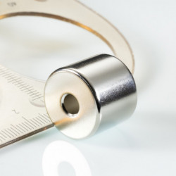 Neodymium magnet ring dia.19,4xdia.5,1x16 N 80 °C, VMM10