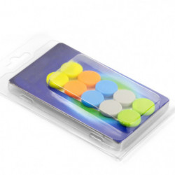 Magnets in a silicone case - set 10 pcs