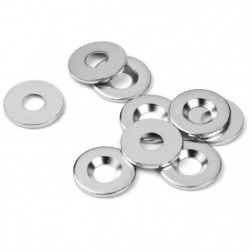 Steel counterpart diam. 15 x 1.5 mm with screw hole