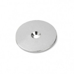 Steel counterpart diam. 50 x 3 mm with screw hole