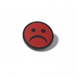 Magnetic emoticon dia. 30 mm, red