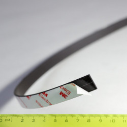 Magnetic band with a strong self-adhesive layer 15x2 mm