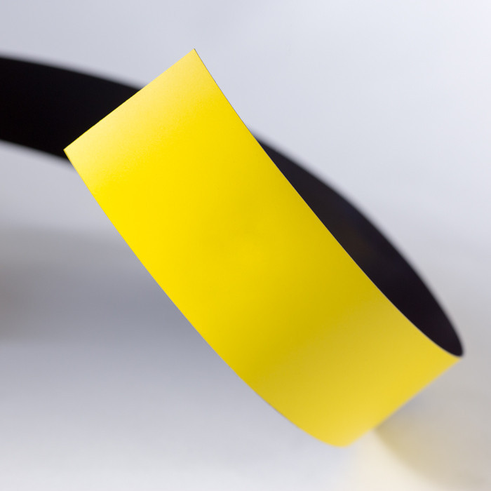 Magnetic band 50x0,6 mm yellow
