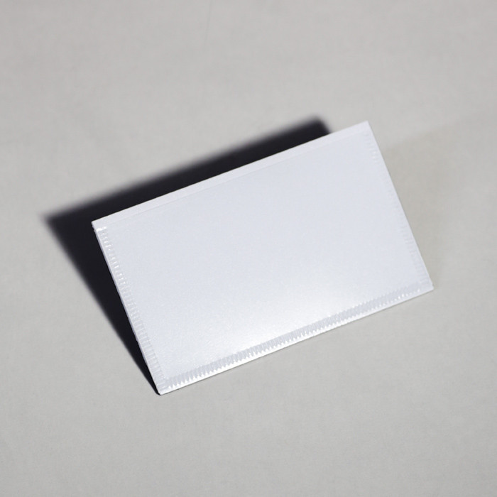 Magnetic pocket, business card  - white