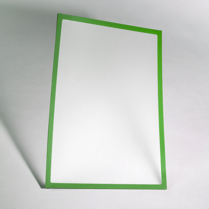 Magnetic pocket A5 with green frame