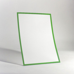 Magnetic pocket A3 with green frame