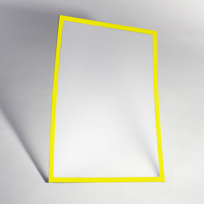 Magnetic pocket A5 with yellow frame