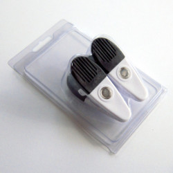 Magnetic pegs - white - set 2 pcs