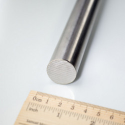 Stainless steel 1.4301 – poles with the diameter of 25 mm, length 1 m.