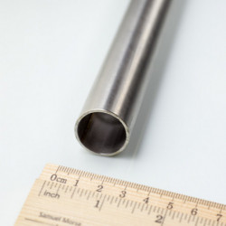 Stainless steel tube with the diameter of 25 x 1.5 mm, welded, length 1 m - 1.4301
