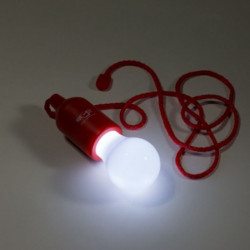 Camping LED lamp, hanging type, red color