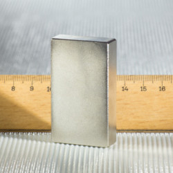 Neodymium magnet prism 55x32x12 N 80 °C, VMM10-N50