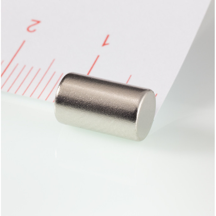 Neodymium magnet cylinder dia.6x10 N 80 °C, VMM6-N40