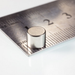 Neodymium magnet cylinder dia.7x6 N 80 °C, VMM7-N42