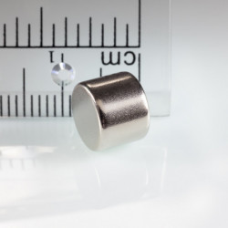 Neodymium magnet cylinder dia.9x7 N 80 °C, VMM7-N42