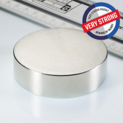 Neodymium magnet cylinder dia.70x20 N 80 °C, VMM5-N38